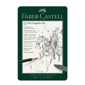 Faber-Castell Pitt Caja de Grafitos - Set de 11 Piezas