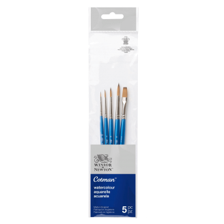 W&N Pinceles Cotman Mango Corto V1 - Set 5