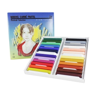  Sakura Nouvel Carré Pastel Seco Set Retrato - 24 colores