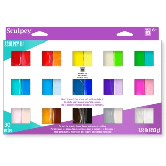 Sculpey III MultiPack 30 Colores - 853g ( 30 x 28g)