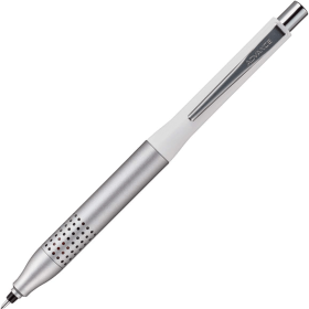 Uni Kurutoga Advance Upgrade Punching Grip Portaminas - Blanco Metalizado (0.5mm)