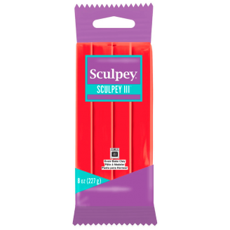 Sculpey III Red Hot Red - 8 oz (227 g)