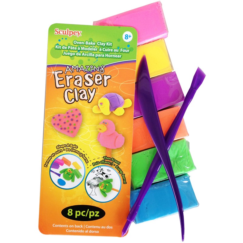 Sculpey Amazing Eraser Clay Kit