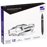 Prismacolor Premier Art Markers (Cool Grey) - Set 12 Marcadores 