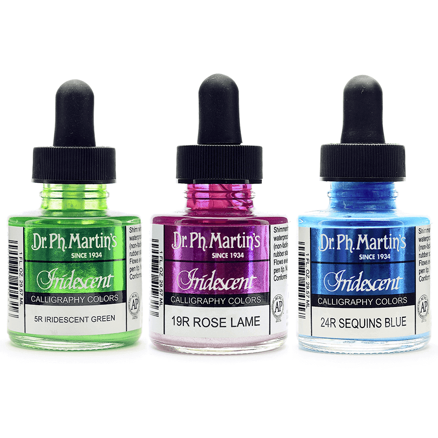 Dr. Ph. Martin's Iridescent Calligraphy Colors 30ml - (Disponible en 24 Colores)