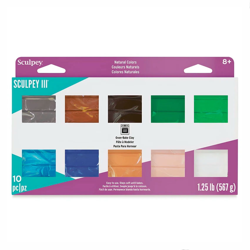 Sculpey III Multipack Naturales – 10 colores 57 gr/2 oz