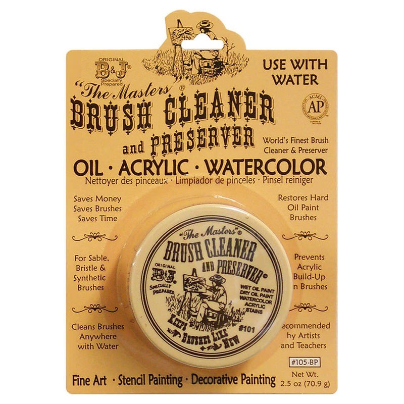 General Pencil The Masters Brush Cleaner, 2.5 oz. 