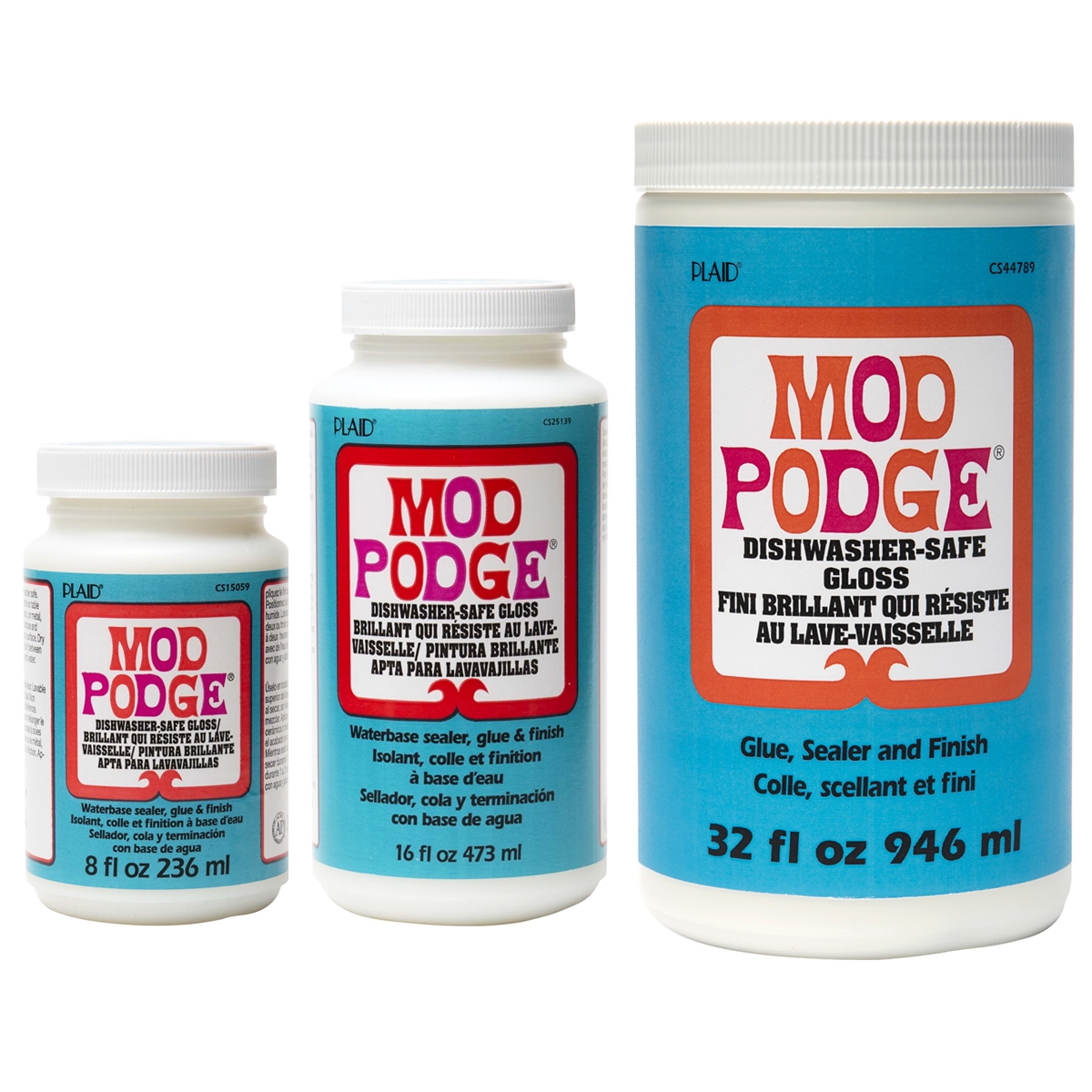 Plaid Mod Podge Dishwasher Safe Gloss (Disponible en 3 Tamaños)