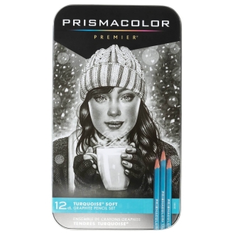 Prismacolor Premier Turquoise Art Pencils (Lápices Grafito) - Set de 12