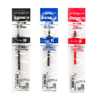 Uni Jetstream Refill ink SXR-5 Repuesto para bolígrafo Jetstream 0.5mm - Disponible en 3 colores