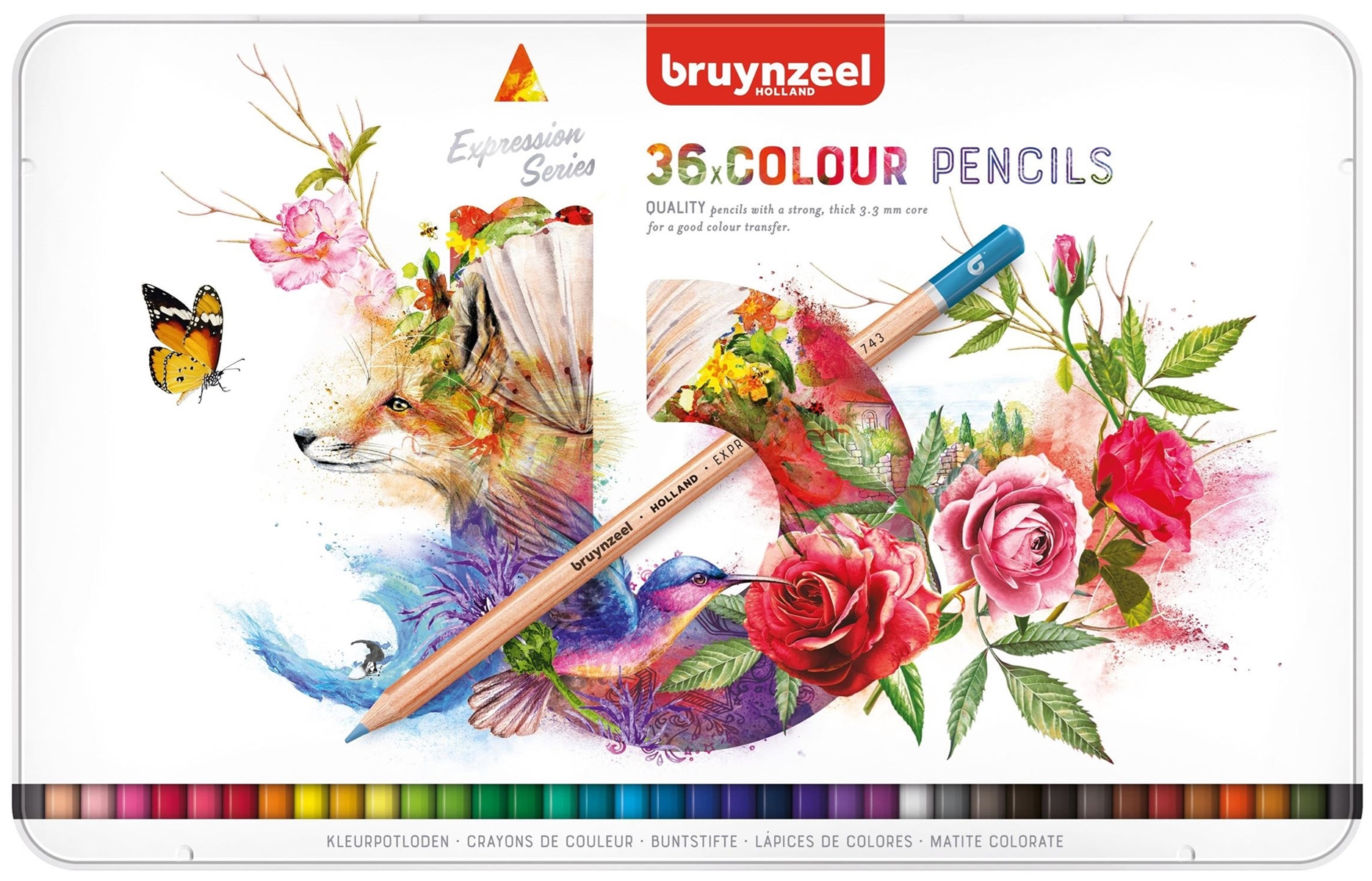 Bruynzeel Expression Lápices De Colores - Set De 36