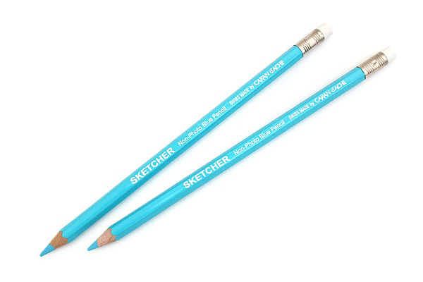 Caran D'Ache Sketcher Matita Non Fotografica - Blu Per Schizzi E Disegno | 2 Pezzi - Foto 7