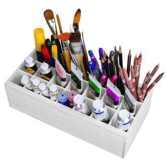 Artbin Organizador de Madera Blanco