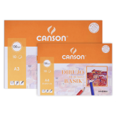 Canson Dibujo Basik Pack 130 Gsm (Disponible en 2 medidas)