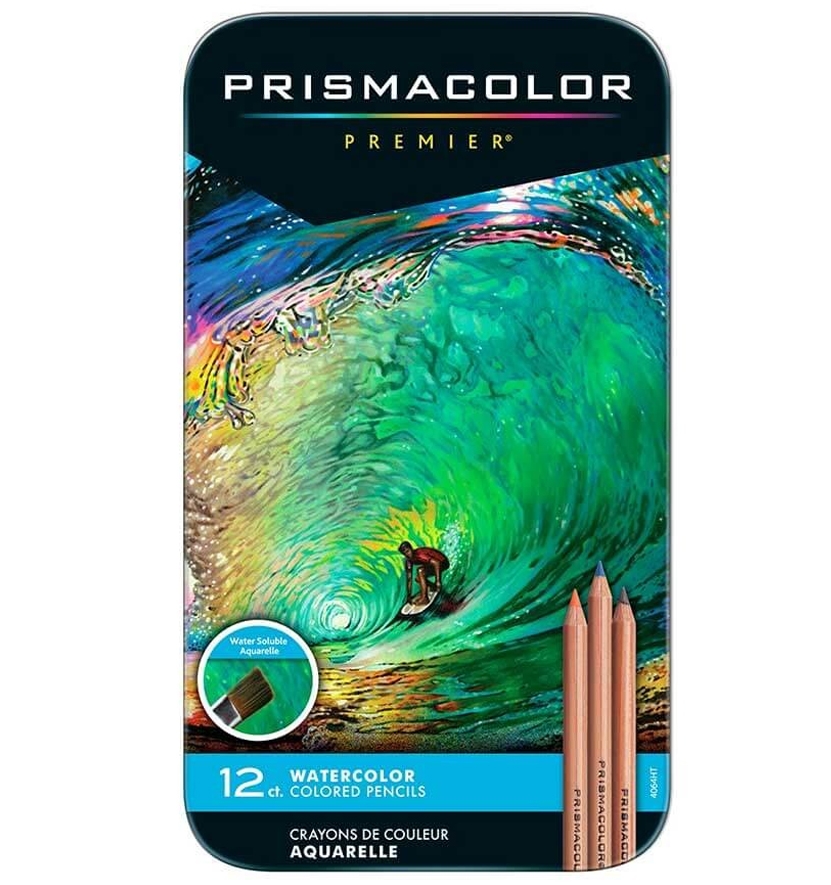 Prismacolor Premier Watercolor (Lápices Acuarelables) - Set de 12