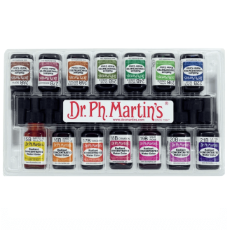 Dr. Ph. Martin's Radiant Concentrated WaterColors 15ml - Set B (14 Colores)