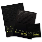 Legion Stonehenge Aqua Cold Press/Texturado Black 100% Algodón 15 Hojas de 300 Gsm - Disponible En 2 Tamaños