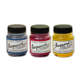 Jacquard Acid Dye (Tinte Agua Caliente Para Fibras Naturales/Nailon) 14g (0.5 Oz) - Disponible En 40 Colores