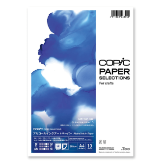 Copic Paper Selections Alcohol Ink Art Paper Soft Finish A4 (21 x 29,7 cm) - 10 hojas de 200µm