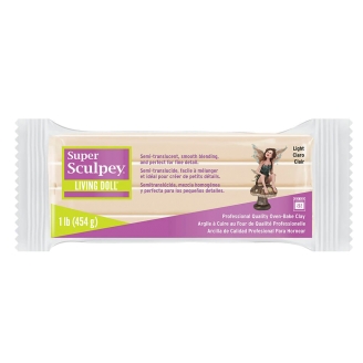 Super Sculpey Living Doll Light - 1 lb (454 g)