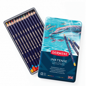 Derwent Inktense (Lapicés Acuarelables) - Set de 12
