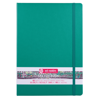 Royal Talens Art Creation Sketch Book Libreta Papel crema 21 X 29.7cm 140G 80Hjs - Verde Bosque