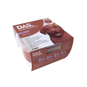 Das Sculpting Clay Plasticina Profesional a Base de Cera Terracota - 230g (Suave)