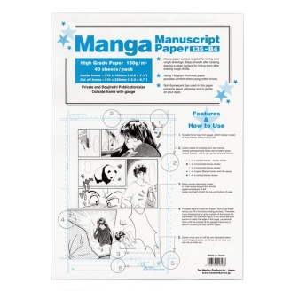 Papel Manga Manuscript 135-B4 (25 x 35,3cm) - 40 Hojas de 150 gsm