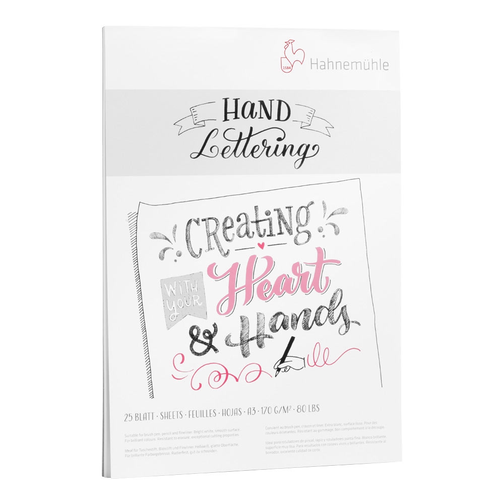 Hahnemuhle Hand Lettering A5 (14,8 x 21 cm)  -25 hojas