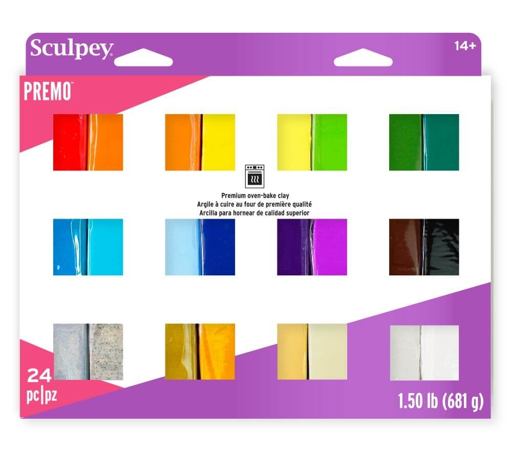 Sculpey premo! Multipack 24 Colores - 681g (24 x 28g)