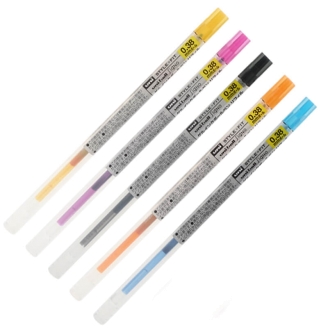  Uni Style Fit Gel Ink Ballpoint Pen Repuesto 0.38mm - Disponible En 16 Colores
