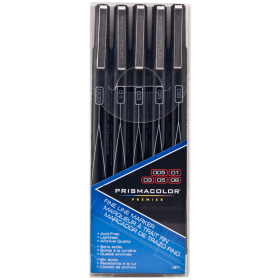 Prismacolor Premier Tiralíneas – Negro Set de 5