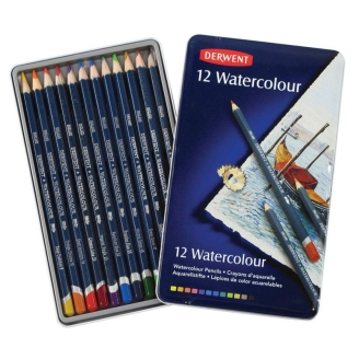 Derwent Watercolour (Lapicés Acuarelables) - Set de 12