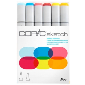 Copic Sketch Set de 6 - Perfect Primaries