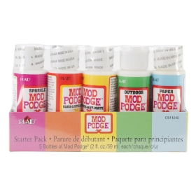 Plaid Mod Podge Starter Pack - Set de 5 (5 x 59 ml)