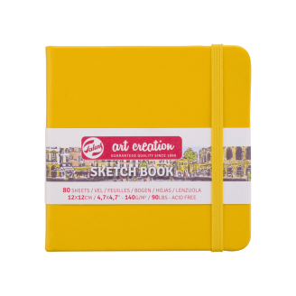 Royal Talens Art Creation Sketch Book Libreta Papel crema 12 X 12cm 140G 80Hjs - Amarillo