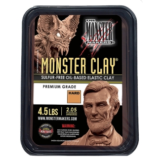  Monster Clay 2.05 kg (4.5lbs) Brown - Hard Grade