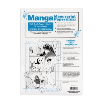Papel Manga Manuscript 135-A4 (21 x 29,7cm) - 40 Hojas de 150 gsm