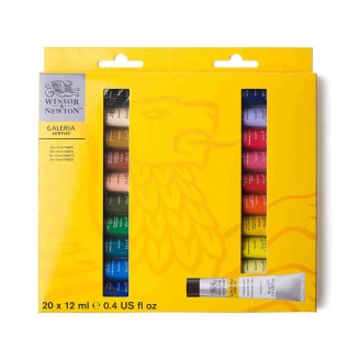 Winsor & Newton Set Acrílico 20 x 12 ml