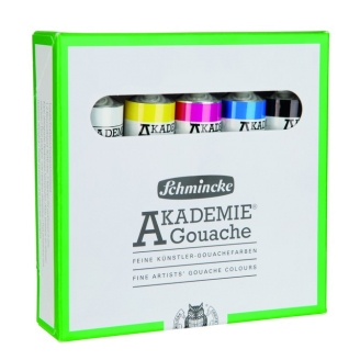 Schmincke Akademie Gouache Primarios 20ml - set de 5 colores