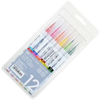 Kuretake Zig Clean Color Real Brush - Set de 12 Colores