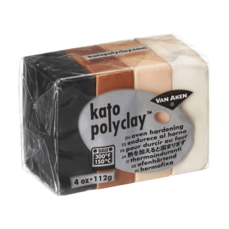 Van Aken Kato Polyclay - Set de 112g (4 x 28g) - Neutral