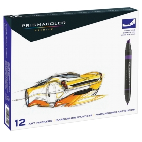 Prismacolor Premier Art Markers (Primarios & Secundarios) - Set 12 Marcadores 