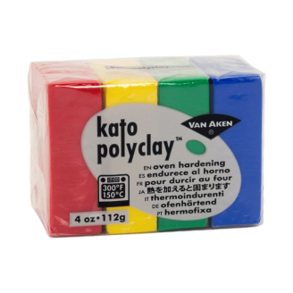 Van Aken Kato Polyclay - Set de 112g (4 x 28g) - Primary