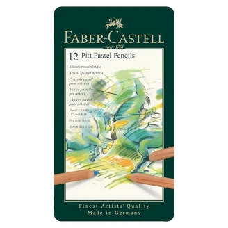 Faber-Castell Pastel Pencils Pitt (Lápices Pastel) - Set de 12