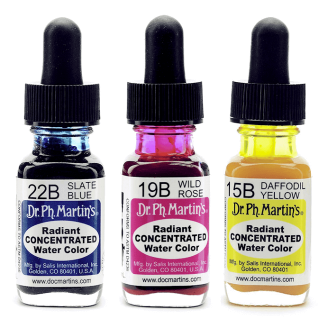 Dr. Ph. Martin's Radiant Concentrated WaterColors 15ml - (Disponible en 56 Colores)