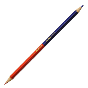 Lyra Duo Slim Lápiz Bicolor Escolar Rojo y Azul