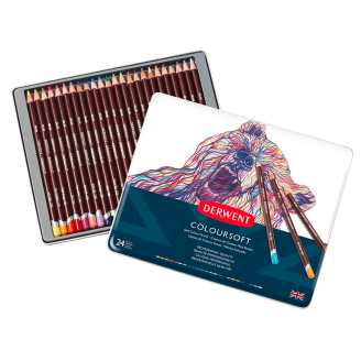 Derwent Coloursoft (Lapicés de Colores) - Set de 24