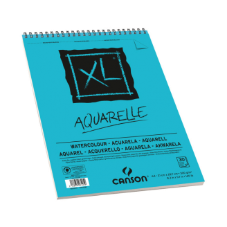 Canson XL Aquarelle Croquera A4 ( 21 x 29,7cm) - 30 Hojas de 300 Gsm