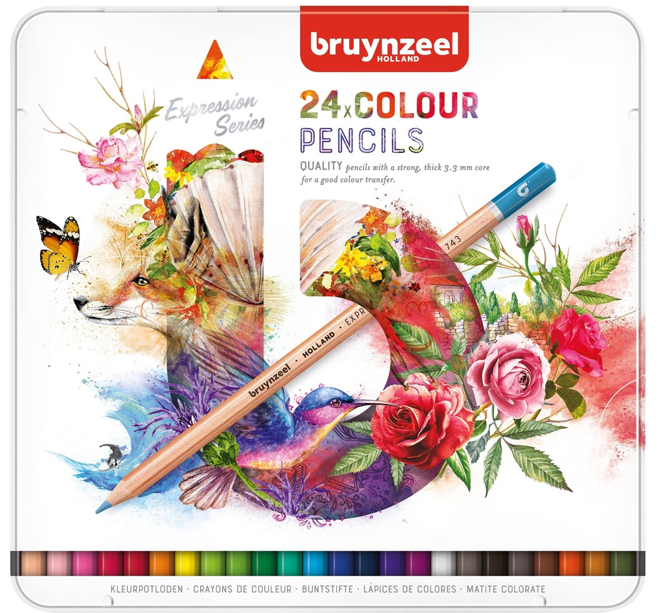 Bruynzeel Expression Lápices De Colores - Set De 24